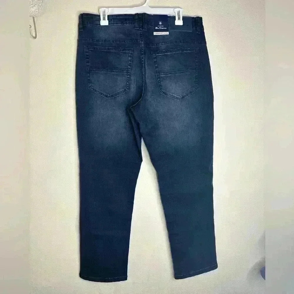 Ben Sherman straight legged jeans Fulham wash size 33 X 30 NWT - Picture 2 of 7